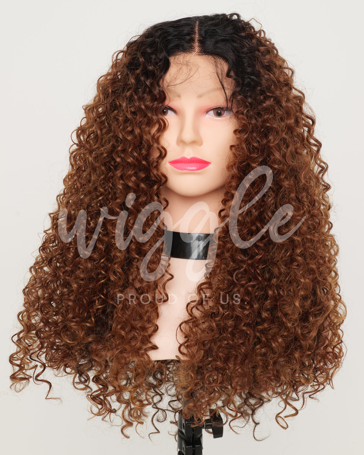 LACE FRONT MONICA - FIBRA PREMIUM HAIR - 60/65 CM - 1B ( PRETO ) -  Cassulinha Cabelos