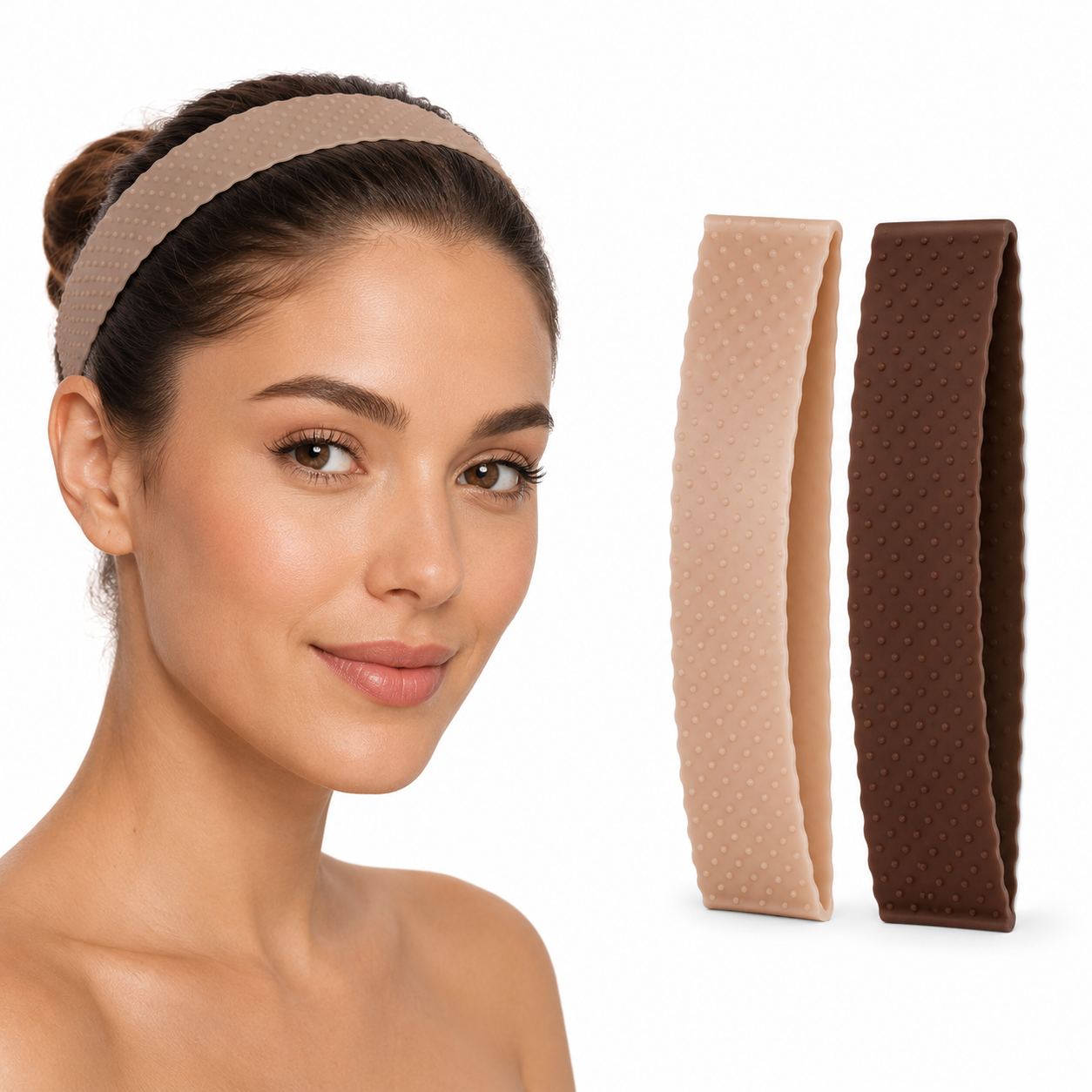 Fascetta in silicone antiscivolo per parrucche