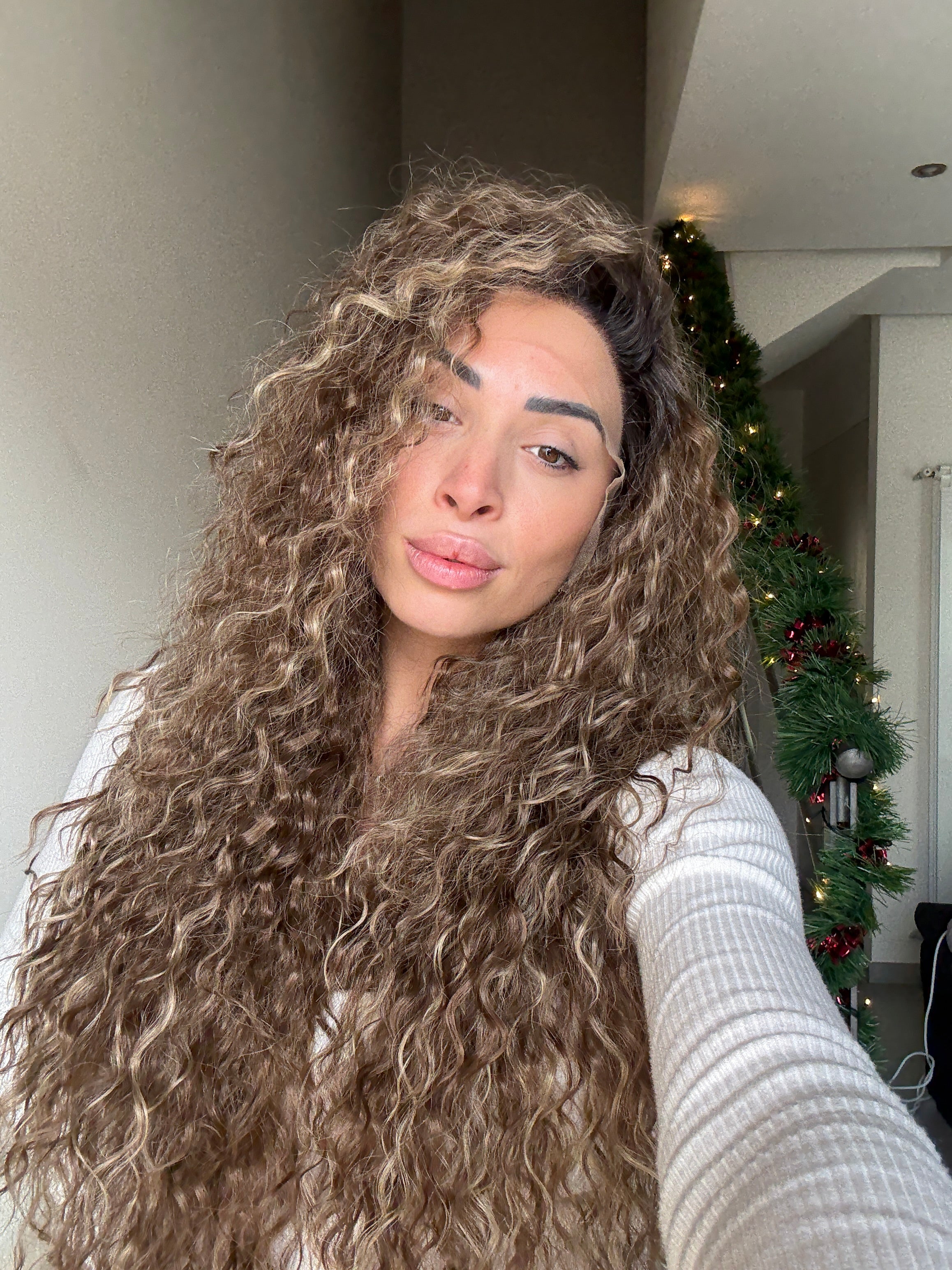 REBECCA CON MECHES - WIG LACE FRONT