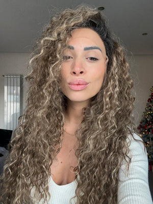 Rebecca con meches - Wig lace front