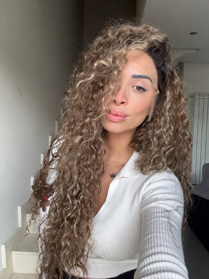 Rebecca con meches - Wig lace front