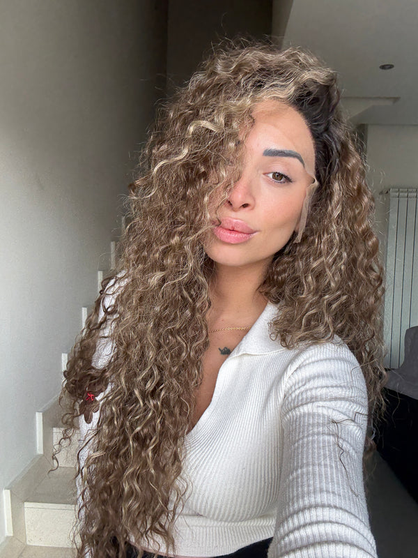 Rebecca con meches - Wig lace front